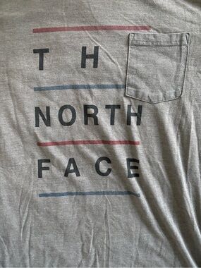 The North Face Men’s Gray Graphic Pocket T-Shirt